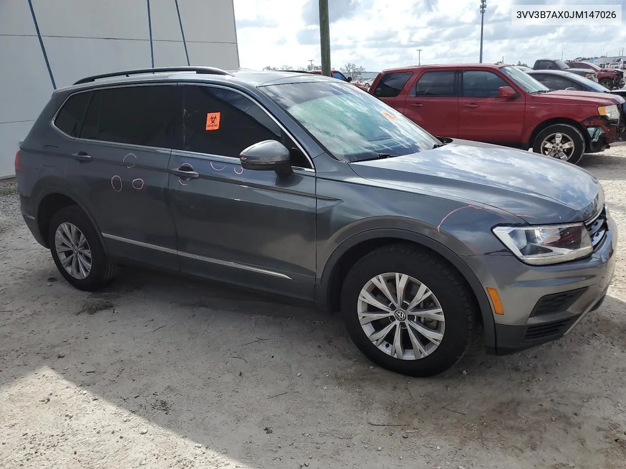 2018 Volkswagen Tiguan Se VIN: 3VV3B7AX0JM147026 Lot: 78084684