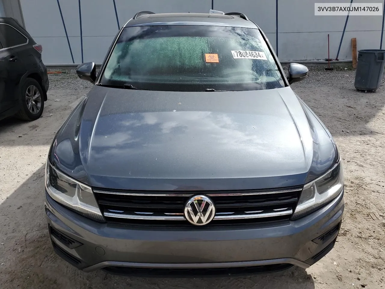 2018 Volkswagen Tiguan Se VIN: 3VV3B7AX0JM147026 Lot: 78084684