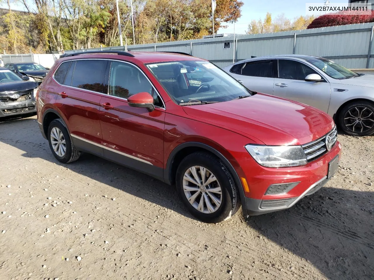 2018 Volkswagen Tiguan Se VIN: 3VV2B7AX4JM144111 Lot: 78234314