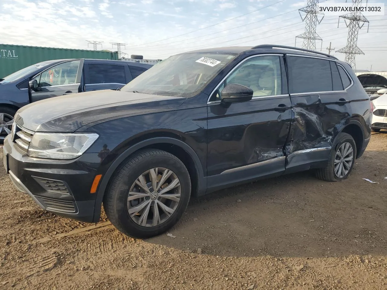 2018 Volkswagen Tiguan Se VIN: 3VV3B7AX8JM213032 Lot: 78302744