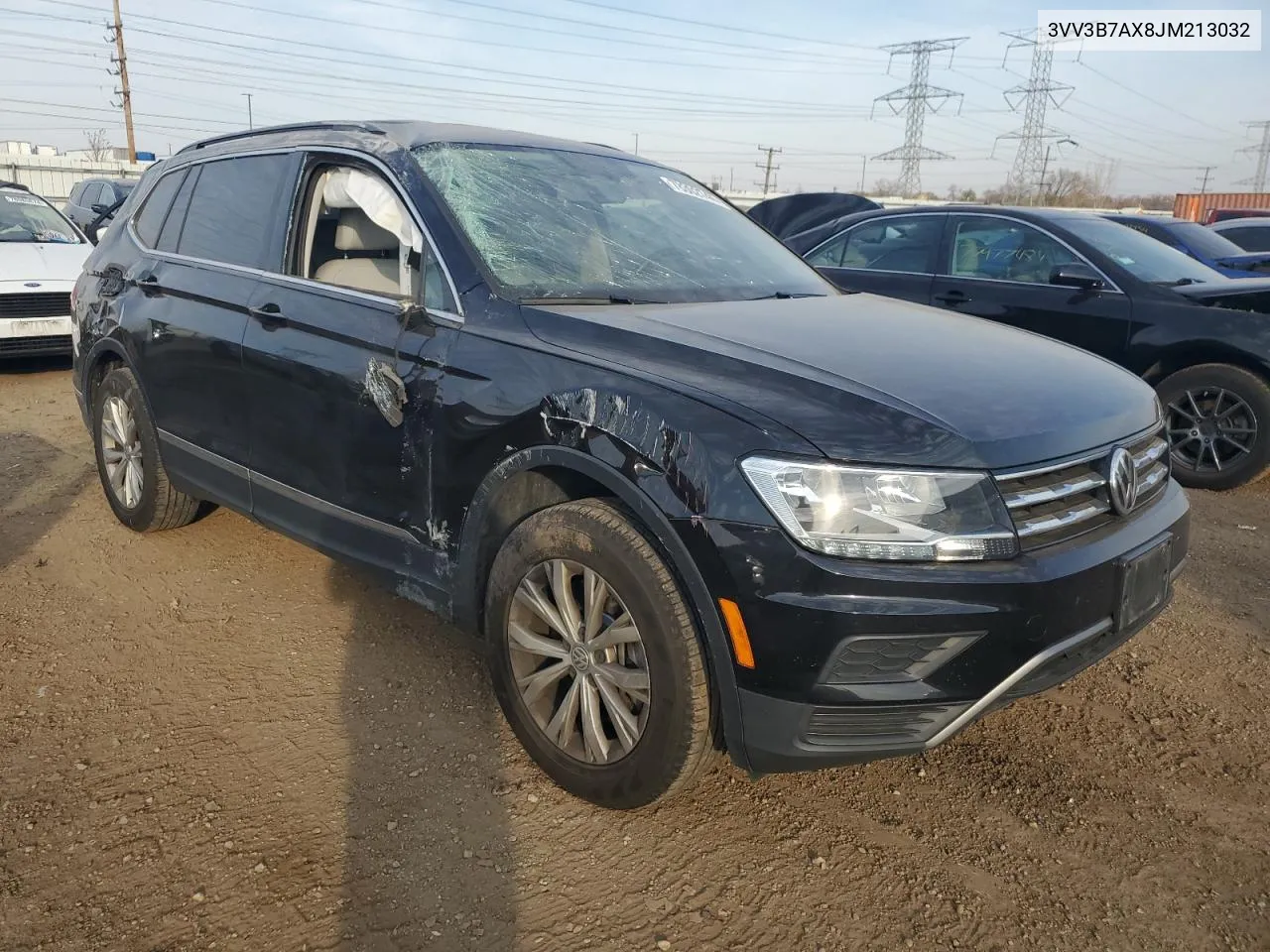 2018 Volkswagen Tiguan Se VIN: 3VV3B7AX8JM213032 Lot: 78302744