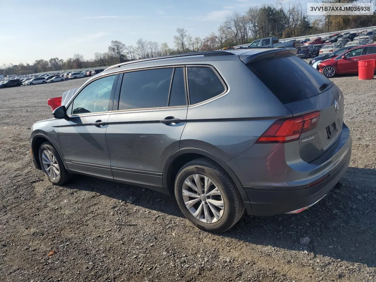 2018 Volkswagen Tiguan S VIN: 3VV1B7AX4JM036938 Lot: 78421734