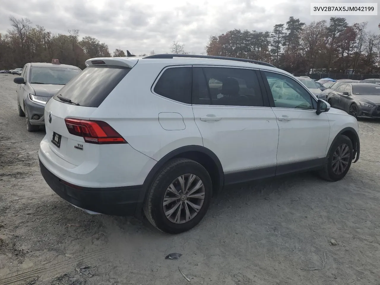 2018 Volkswagen Tiguan Se VIN: 3VV2B7AX5JM042199 Lot: 78482814