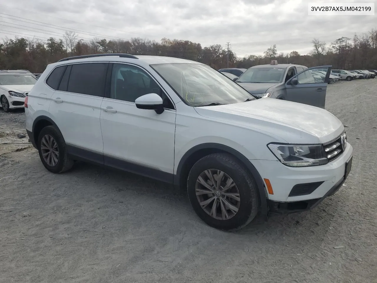 2018 Volkswagen Tiguan Se VIN: 3VV2B7AX5JM042199 Lot: 78482814