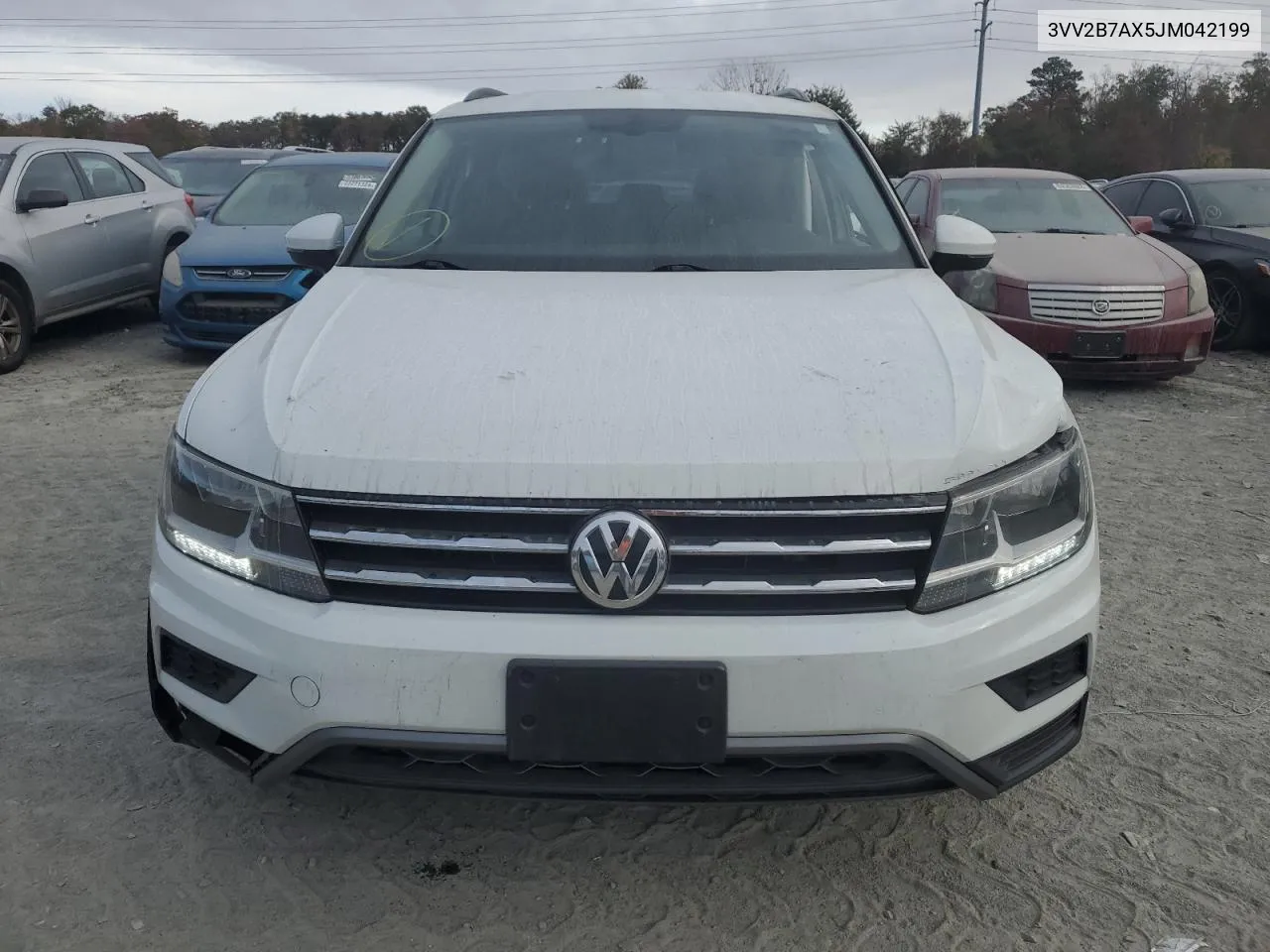 2018 Volkswagen Tiguan Se VIN: 3VV2B7AX5JM042199 Lot: 78482814