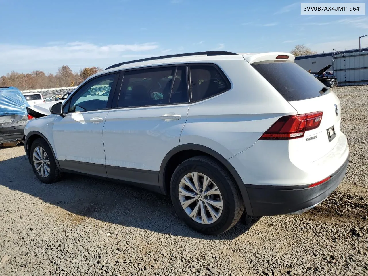 2018 Volkswagen Tiguan S VIN: 3VV0B7AX4JM119541 Lot: 78650424