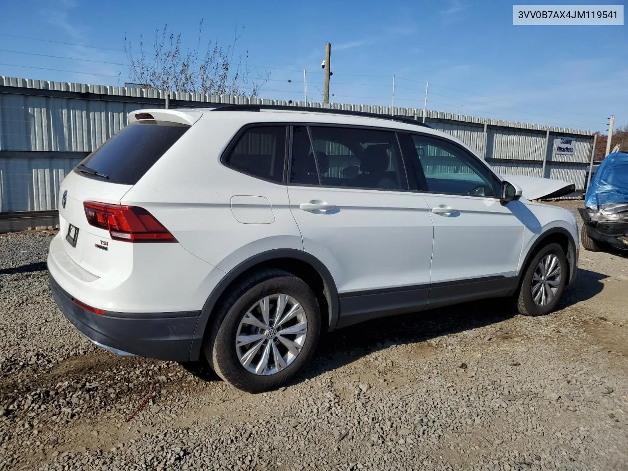 2018 Volkswagen Tiguan S VIN: 3VV0B7AX4JM119541 Lot: 78650424