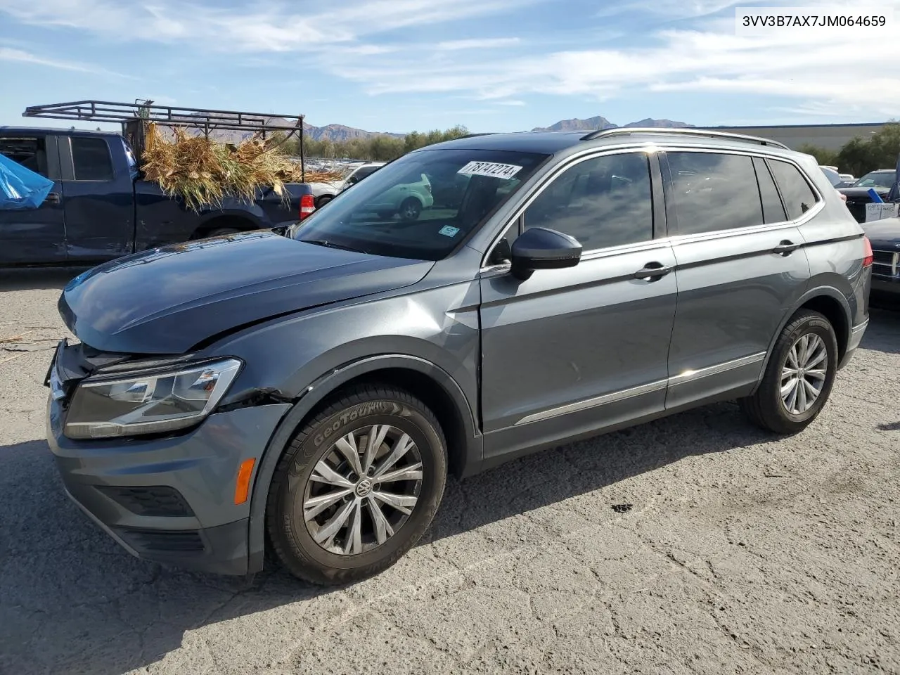 2018 Volkswagen Tiguan Se VIN: 3VV3B7AX7JM064659 Lot: 78747274