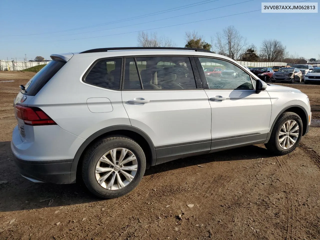 2018 Volkswagen Tiguan S VIN: 3VV0B7AXXJM062813 Lot: 78828424