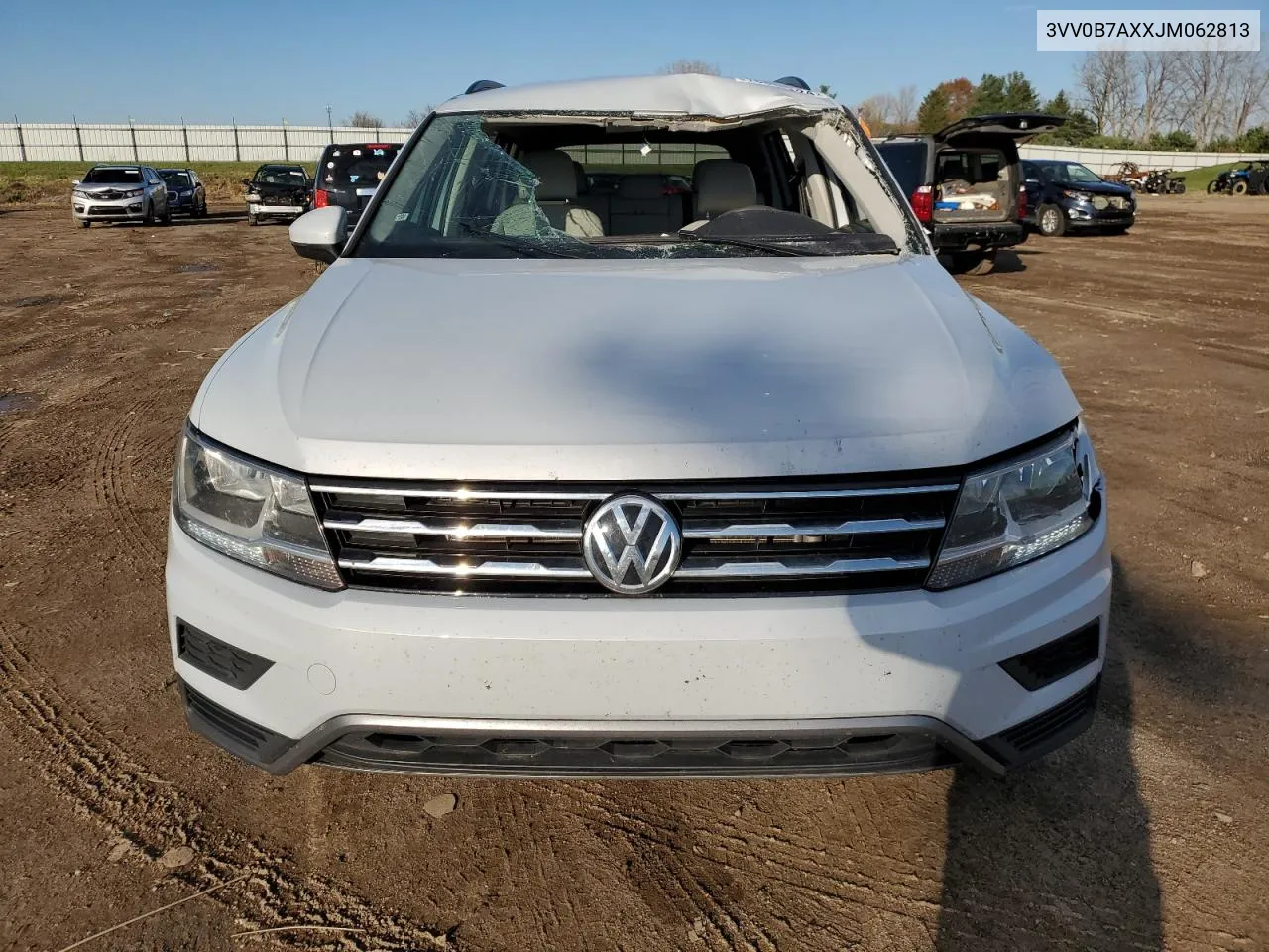 2018 Volkswagen Tiguan S VIN: 3VV0B7AXXJM062813 Lot: 78828424