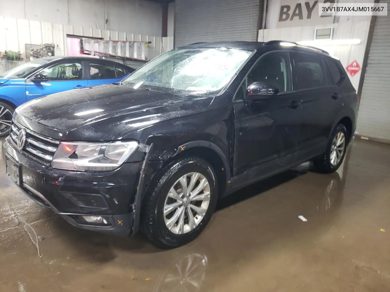 2018 Volkswagen Tiguan S VIN: 3VV1B7AX4JM015667 Lot: 78829294