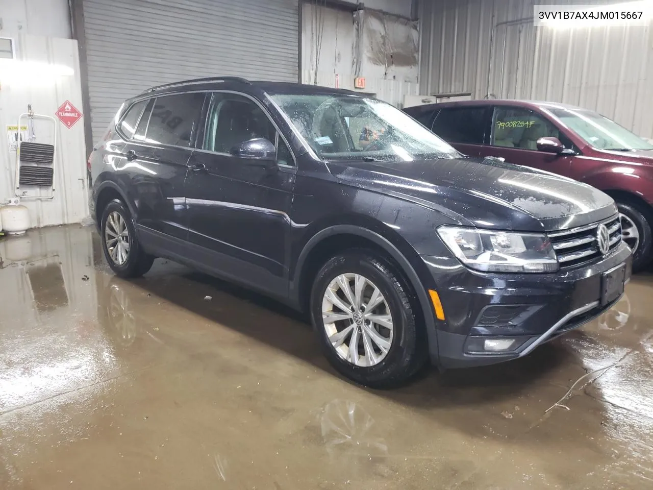 2018 Volkswagen Tiguan S VIN: 3VV1B7AX4JM015667 Lot: 78829294