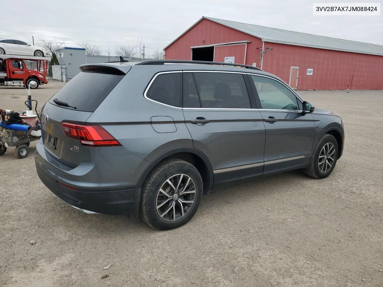 2018 Volkswagen Tiguan Se VIN: 3VV2B7AX7JM088424 Lot: 78848104