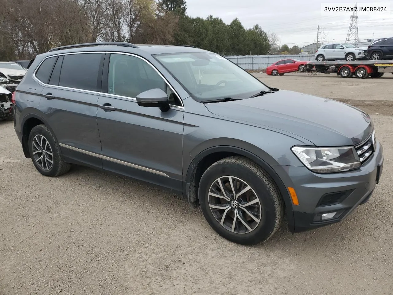 2018 Volkswagen Tiguan Se VIN: 3VV2B7AX7JM088424 Lot: 78848104