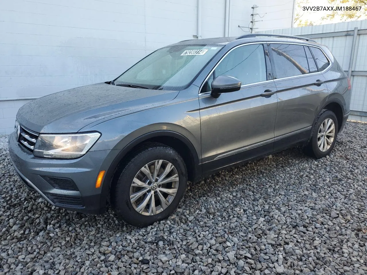 2018 Volkswagen Tiguan Se VIN: 3VV2B7AXXJM188467 Lot: 79280314