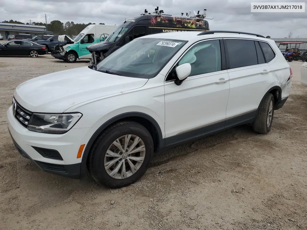 2018 Volkswagen Tiguan Se VIN: 3VV3B7AX1JM217018 Lot: 79299374