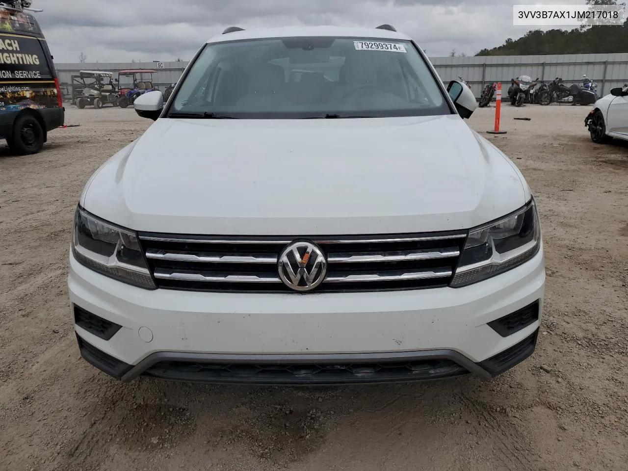 2018 Volkswagen Tiguan Se VIN: 3VV3B7AX1JM217018 Lot: 79299374