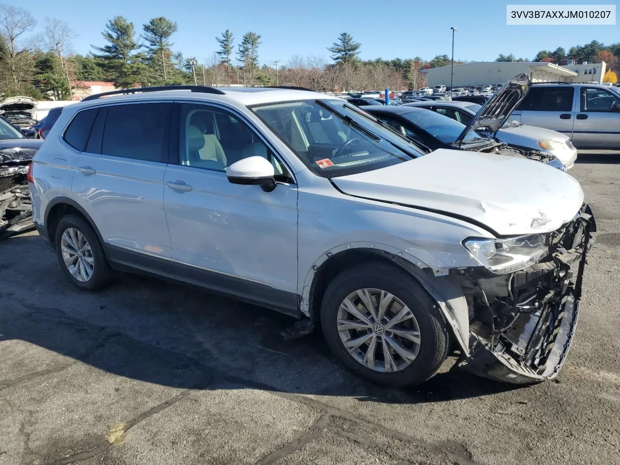 2018 Volkswagen Tiguan Se VIN: 3VV3B7AXXJM010207 Lot: 79497694