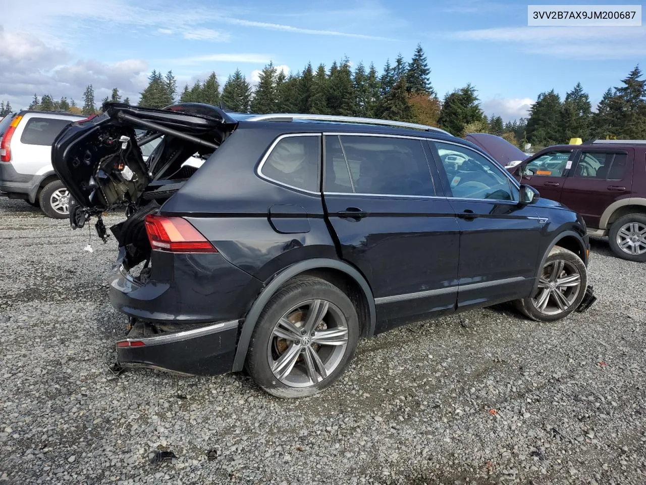 2018 Volkswagen Tiguan Se VIN: 3VV2B7AX9JM200687 Lot: 79544564