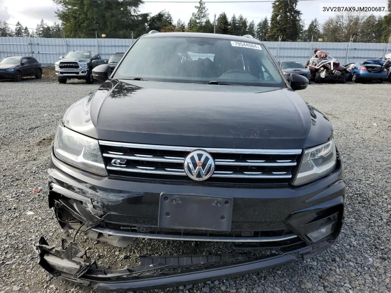 2018 Volkswagen Tiguan Se VIN: 3VV2B7AX9JM200687 Lot: 79544564