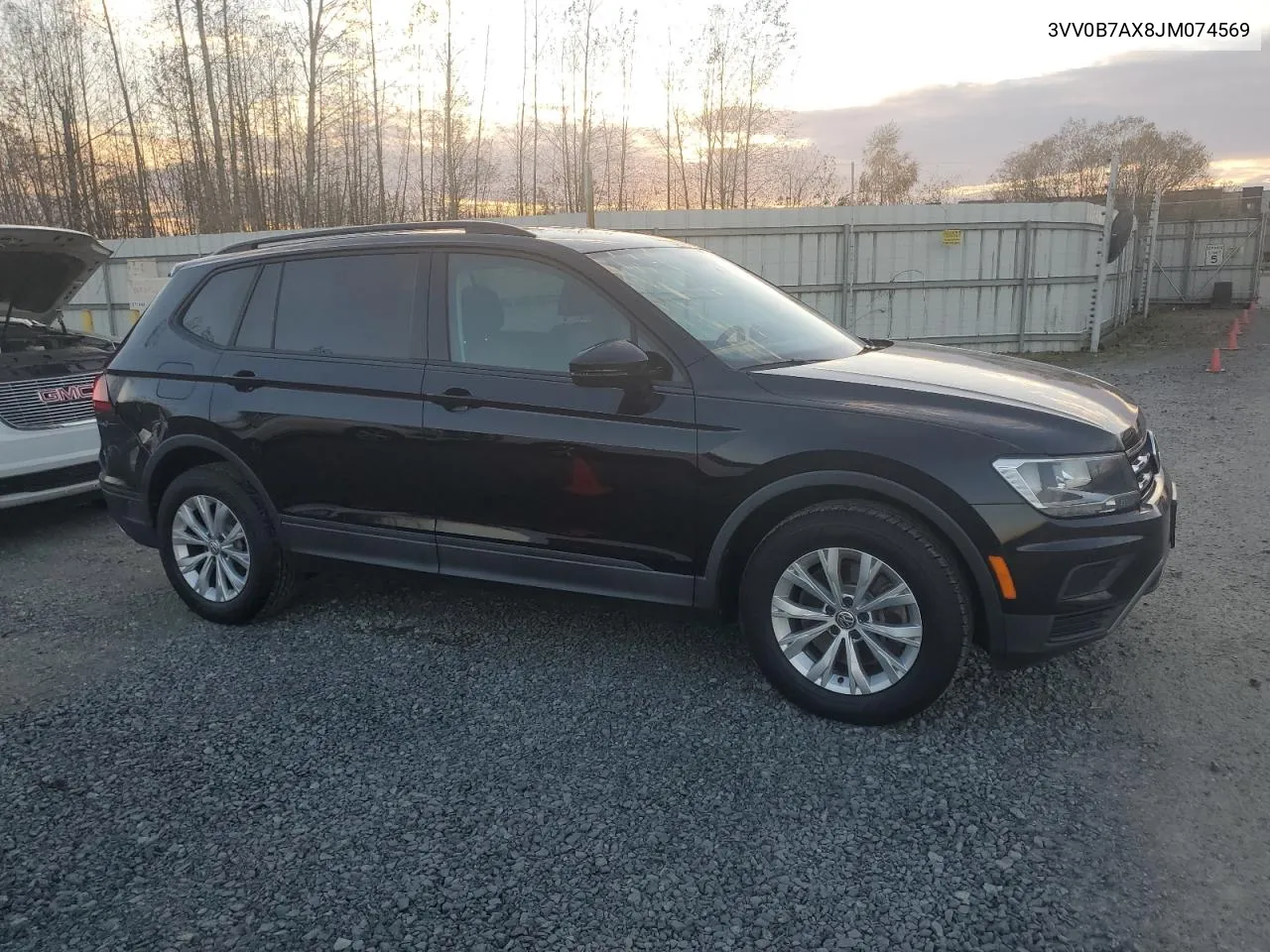 2018 Volkswagen Tiguan S VIN: 3VV0B7AX8JM074569 Lot: 79643324