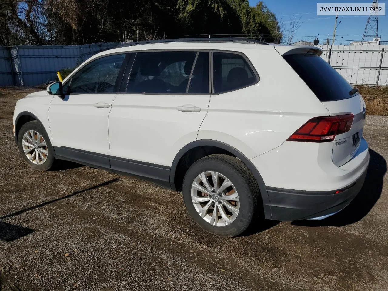 2018 Volkswagen Tiguan S VIN: 3VV1B7AX1JM117962 Lot: 79951894