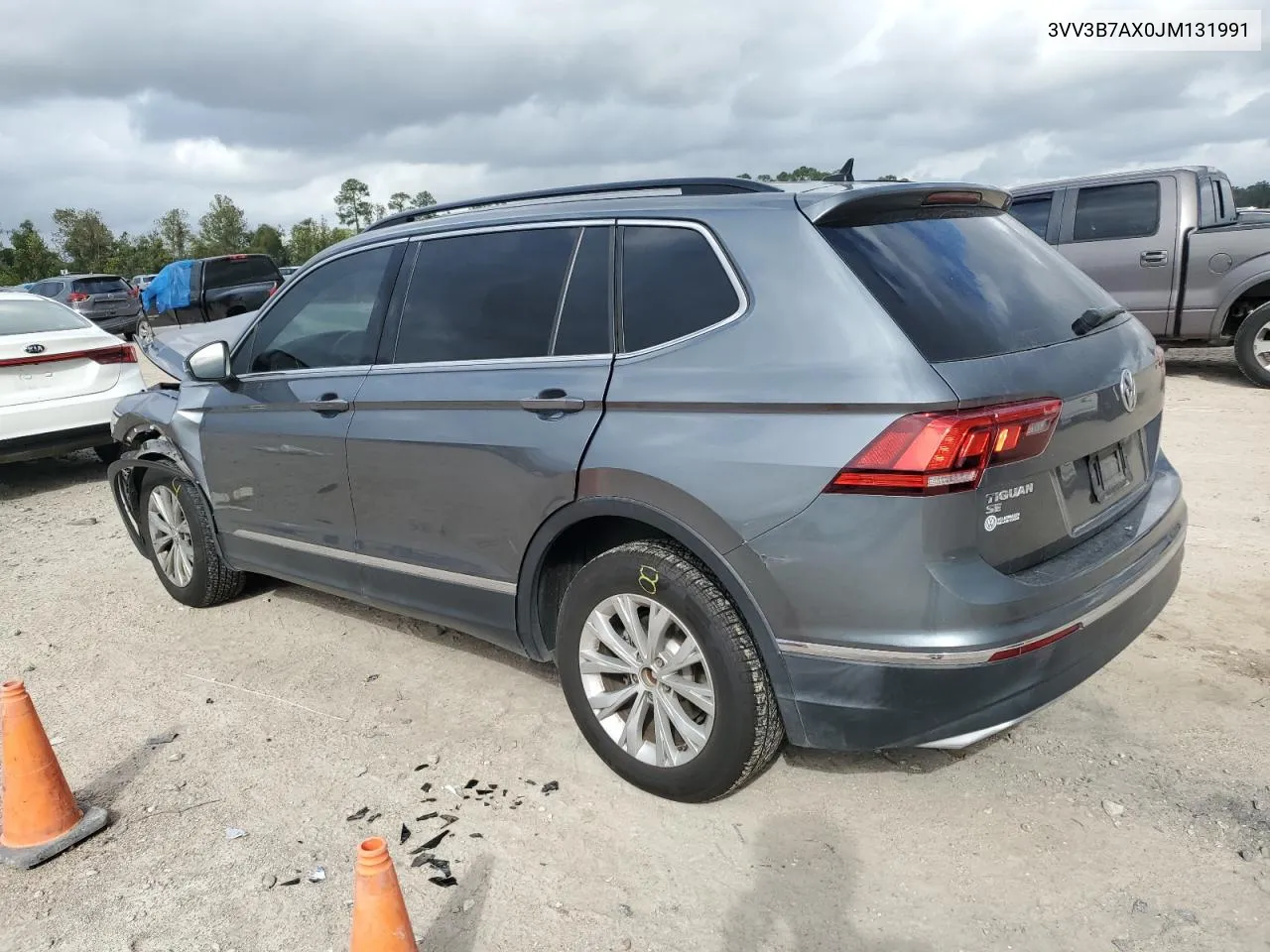 2018 Volkswagen Tiguan Se VIN: 3VV3B7AX0JM131991 Lot: 80017444