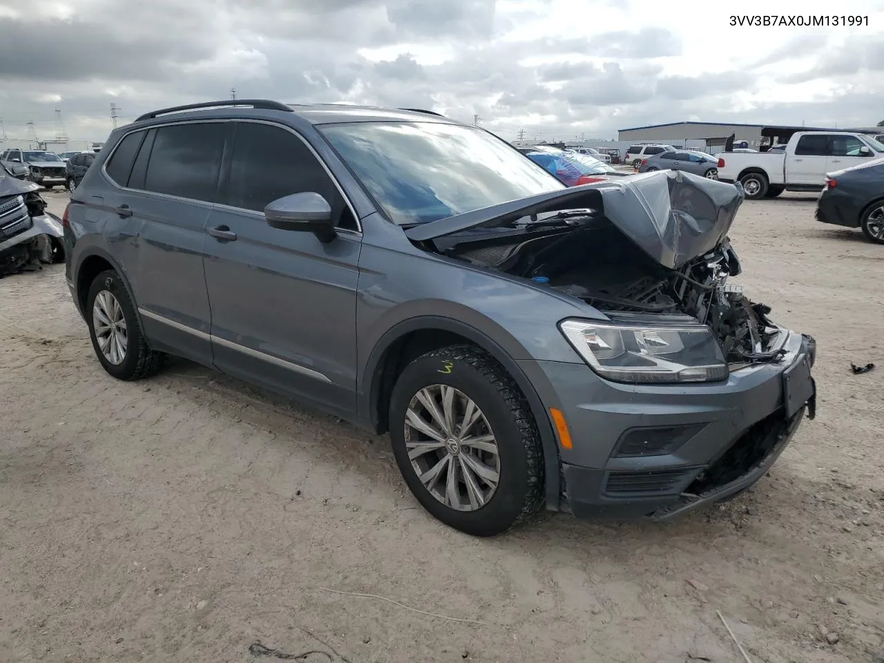 2018 Volkswagen Tiguan Se VIN: 3VV3B7AX0JM131991 Lot: 80017444