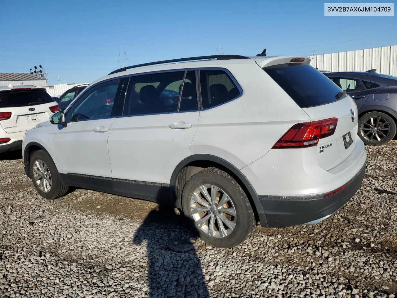 2018 Volkswagen Tiguan Se VIN: 3VV2B7AX6JM104709 Lot: 80019684