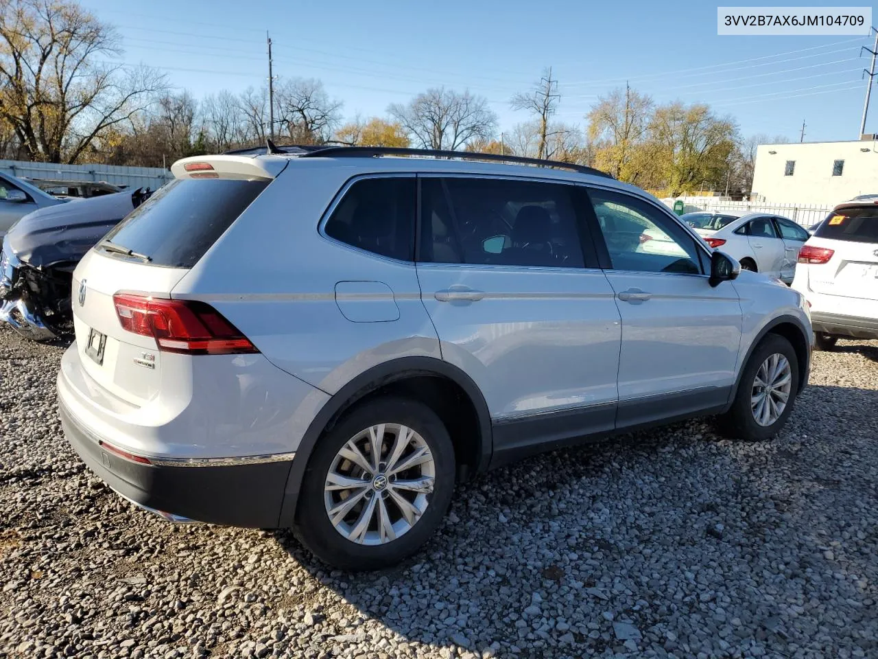 2018 Volkswagen Tiguan Se VIN: 3VV2B7AX6JM104709 Lot: 80019684