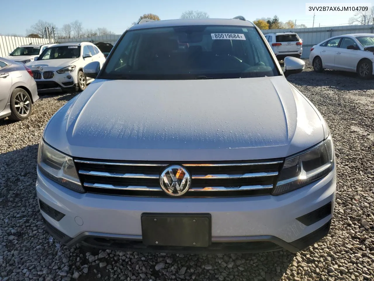 2018 Volkswagen Tiguan Se VIN: 3VV2B7AX6JM104709 Lot: 80019684