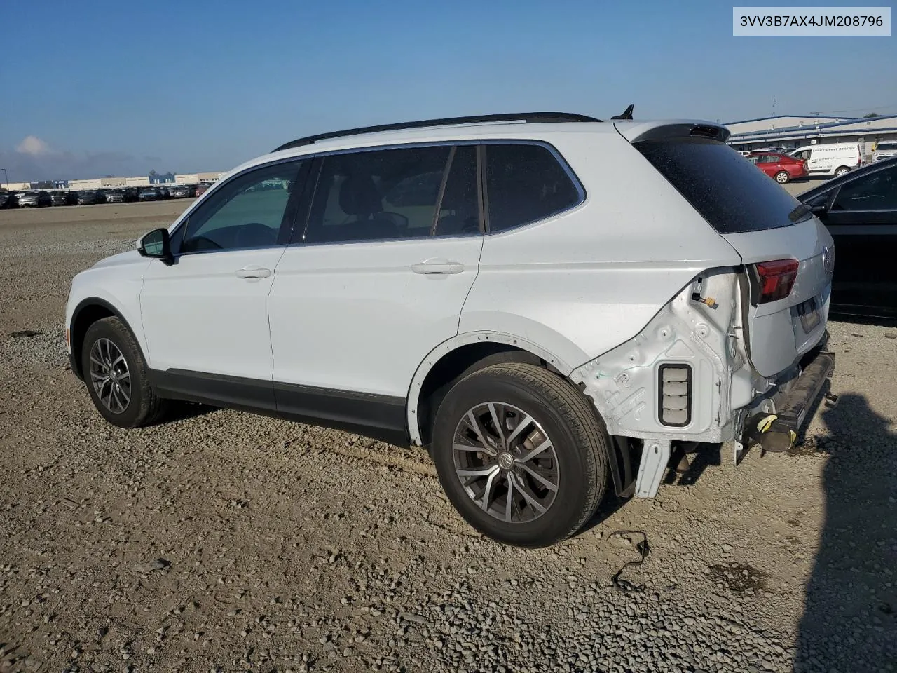 2018 Volkswagen Tiguan Se VIN: 3VV3B7AX4JM208796 Lot: 80337984