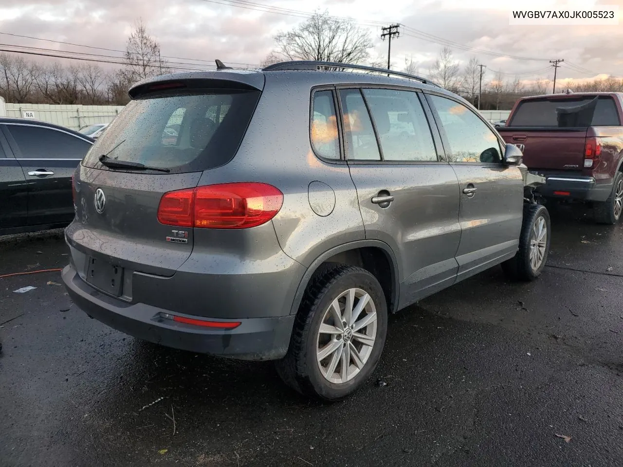 2018 Volkswagen Tiguan Limited VIN: WVGBV7AX0JK005523 Lot: 80669333