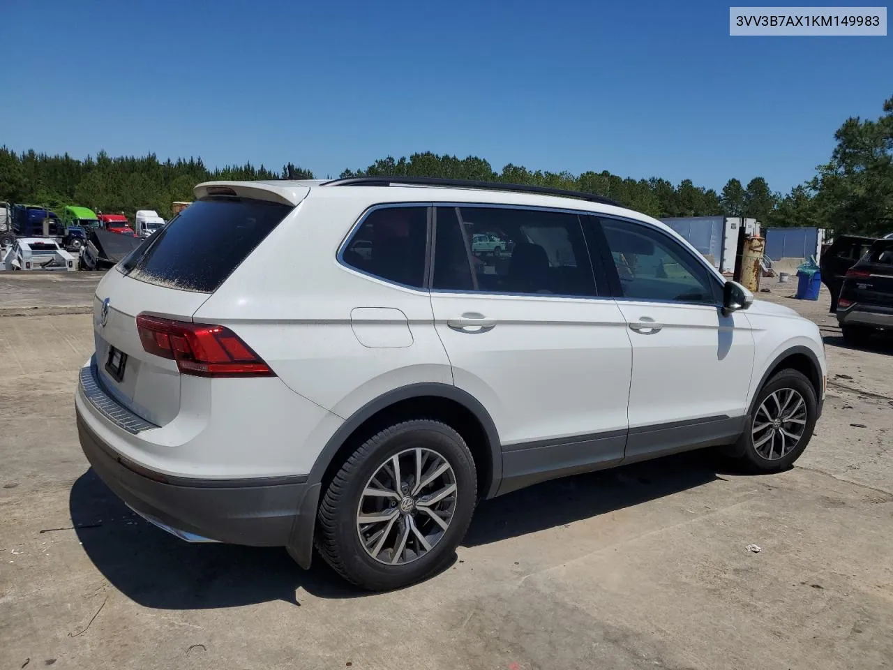 2019 Volkswagen Tiguan Se VIN: 3VV3B7AX1KM149983 Lot: 51389934