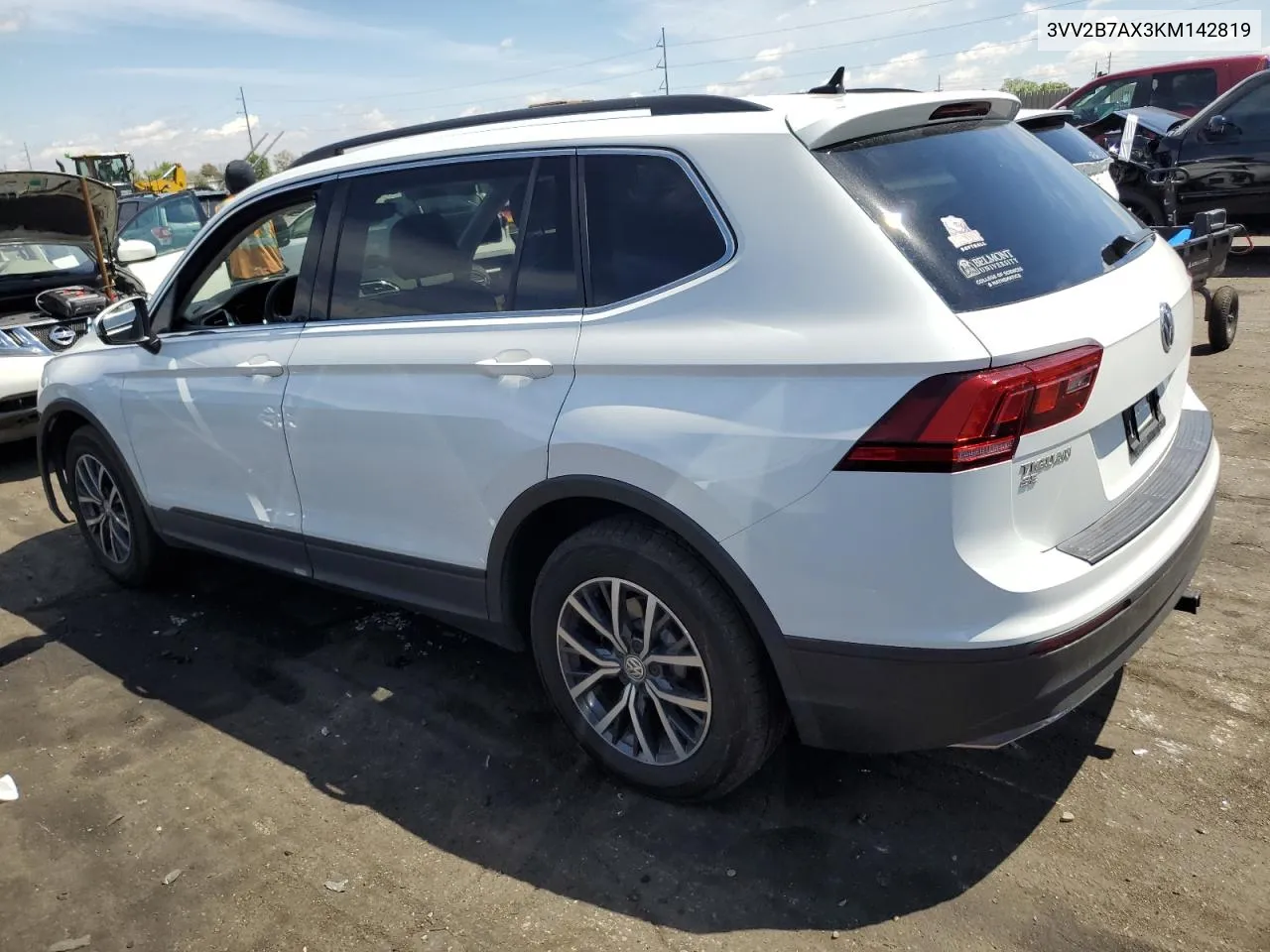 2019 Volkswagen Tiguan Se VIN: 3VV2B7AX3KM142819 Lot: 54635884