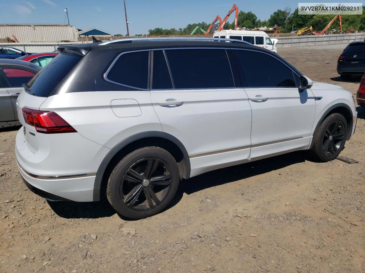 2019 Volkswagen Tiguan Se VIN: 3VV2B7AX1KM029211 Lot: 57857414