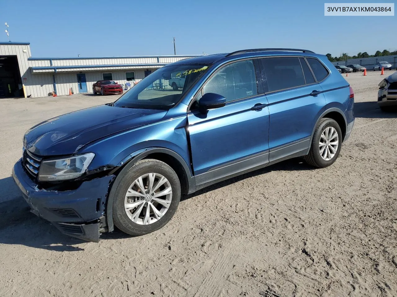 2019 Volkswagen Tiguan S VIN: 3VV1B7AX1KM043864 Lot: 58826844