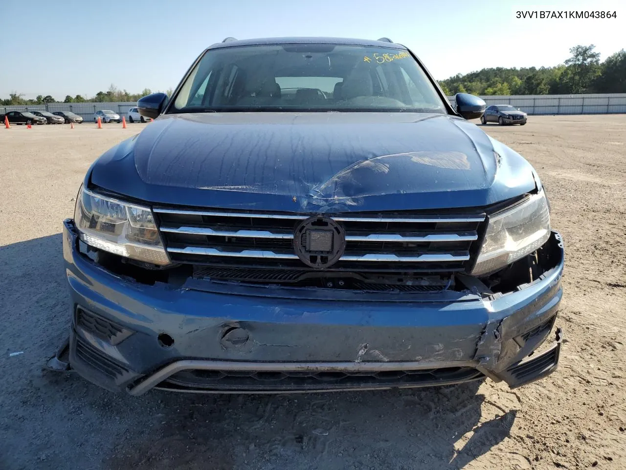 2019 Volkswagen Tiguan S VIN: 3VV1B7AX1KM043864 Lot: 58826844