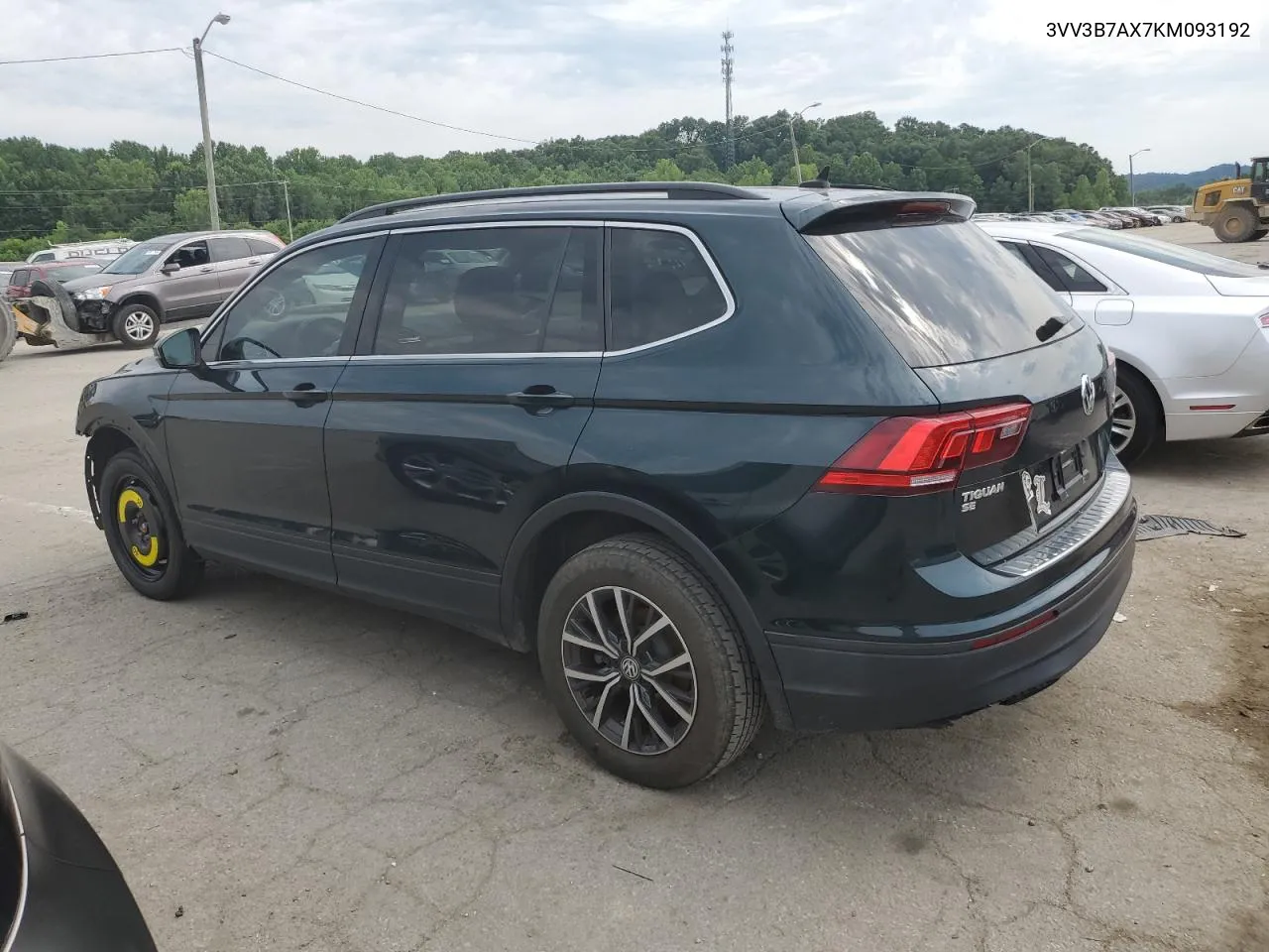 3VV3B7AX7KM093192 2019 Volkswagen Tiguan Se