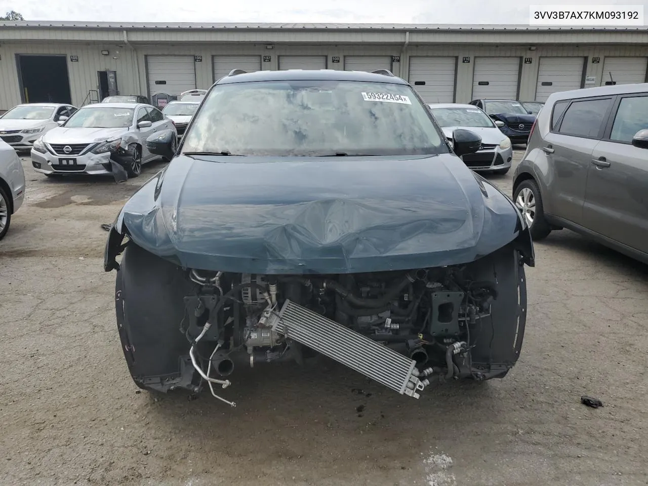 3VV3B7AX7KM093192 2019 Volkswagen Tiguan Se