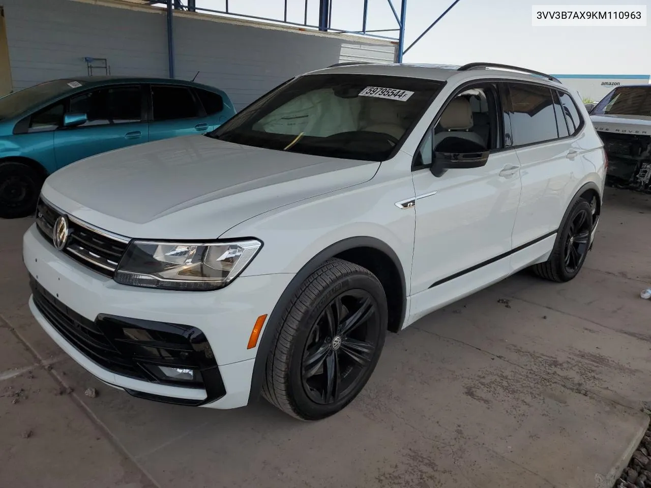 2019 Volkswagen Tiguan Se VIN: 3VV3B7AX9KM110963 Lot: 59795544