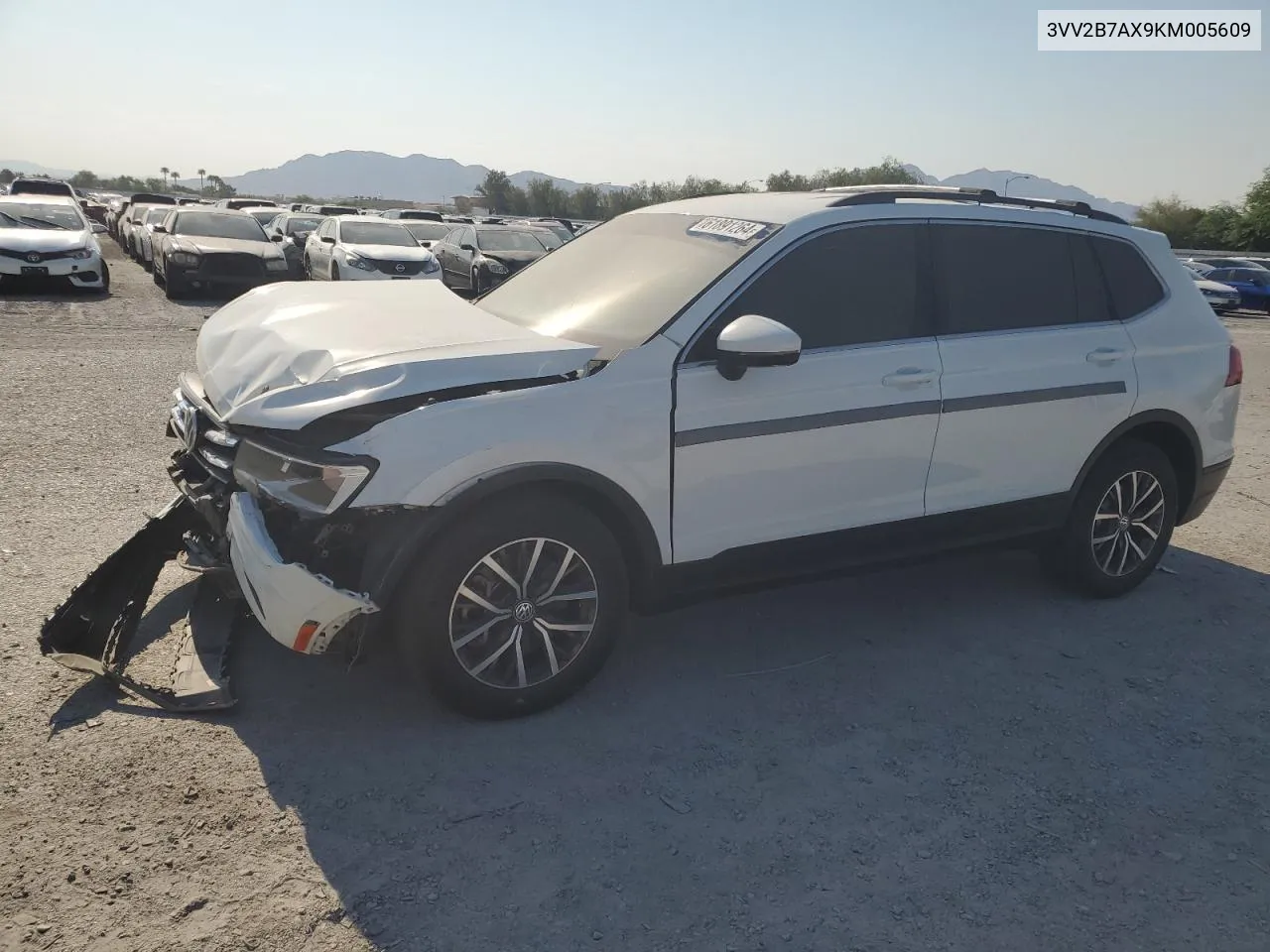 2019 Volkswagen Tiguan Se VIN: 3VV2B7AX9KM005609 Lot: 61891264