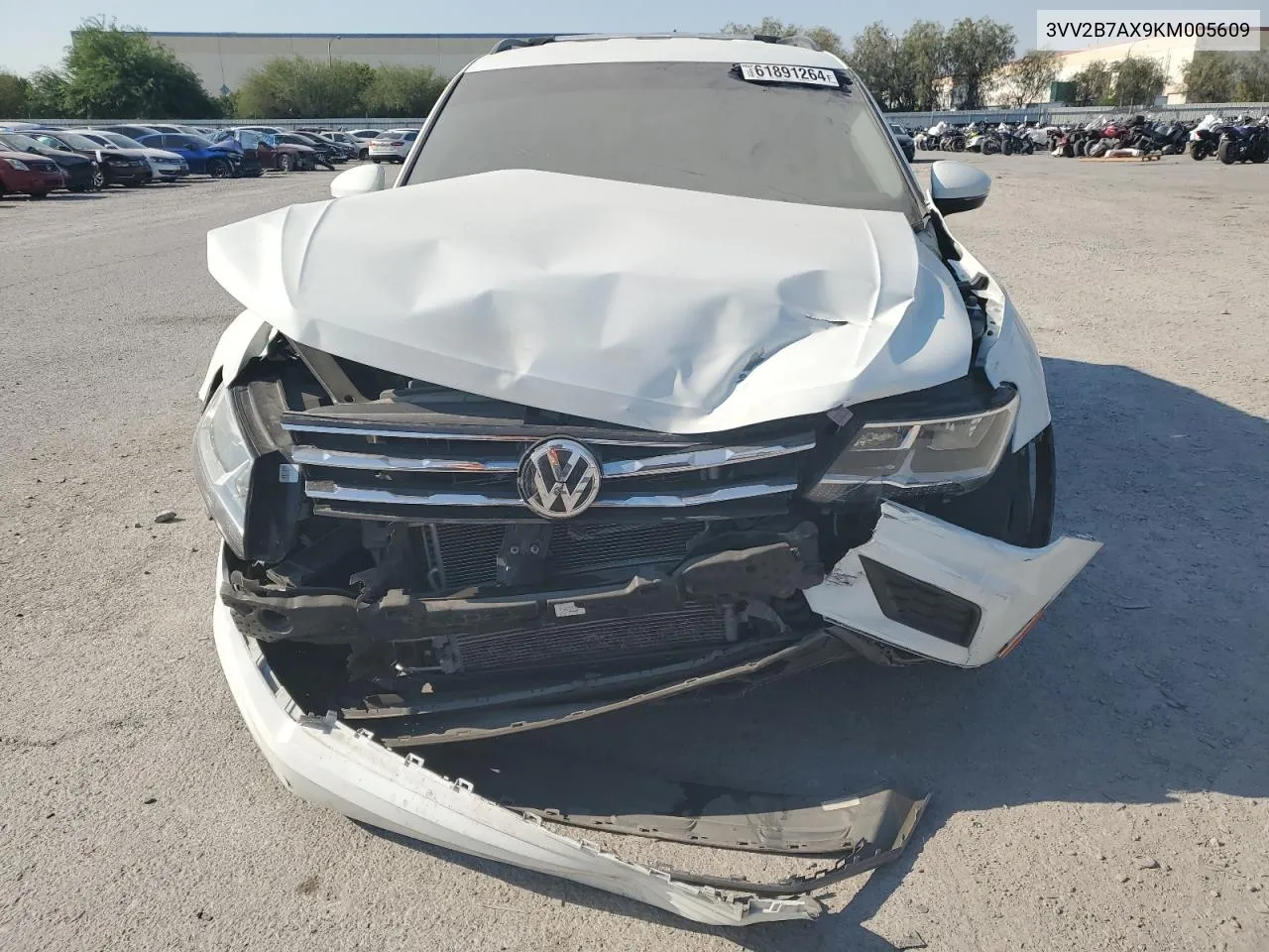 2019 Volkswagen Tiguan Se VIN: 3VV2B7AX9KM005609 Lot: 61891264