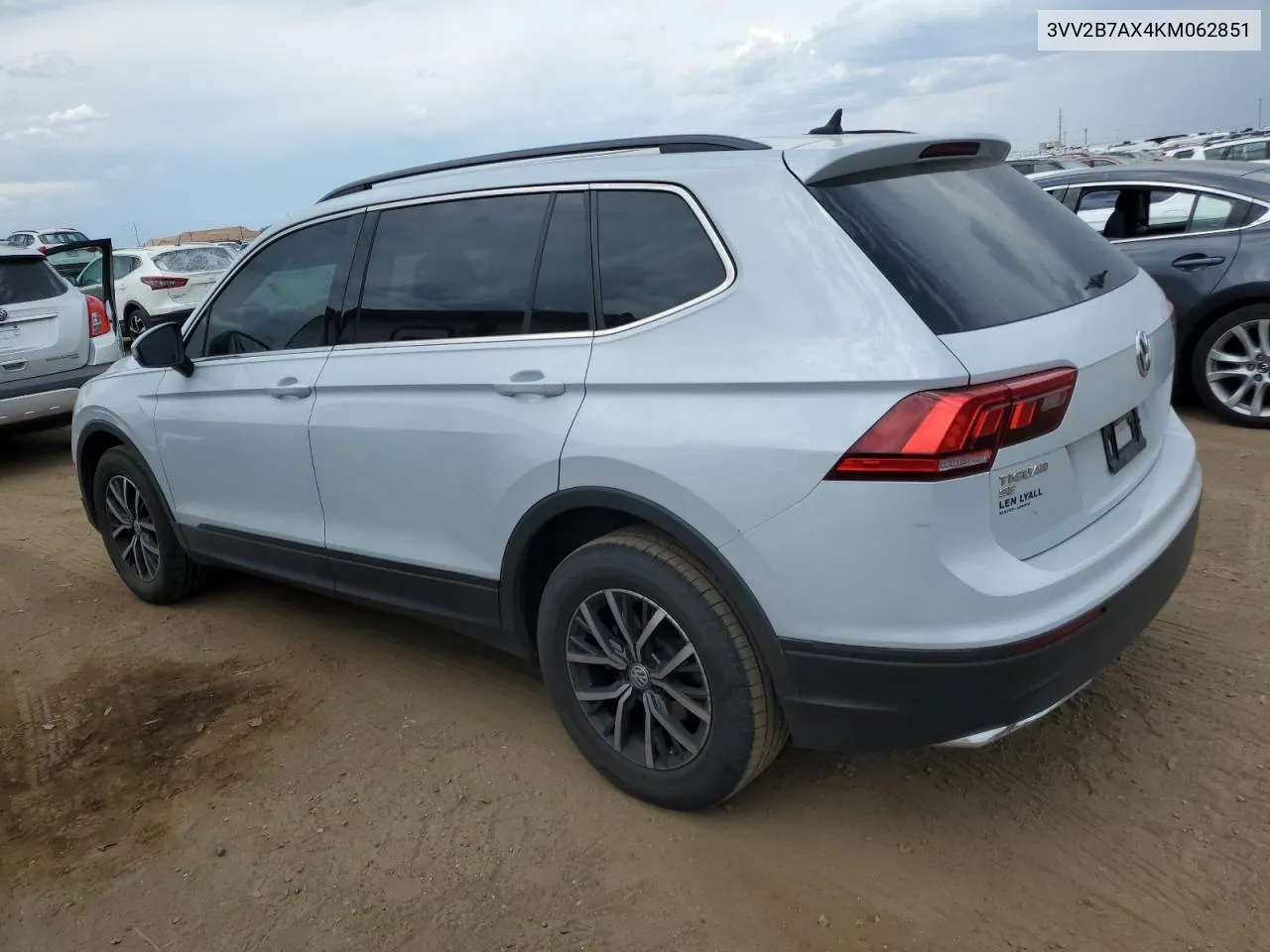 2019 Volkswagen Tiguan Se VIN: 3VV2B7AX4KM062851 Lot: 62245684