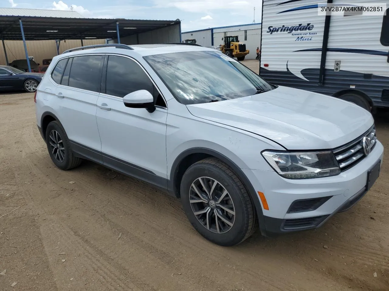 2019 Volkswagen Tiguan Se VIN: 3VV2B7AX4KM062851 Lot: 62245684