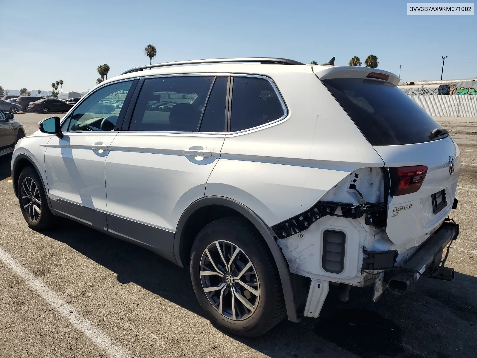 2019 Volkswagen Tiguan Se VIN: 3VV3B7AX9KM071002 Lot: 65186684