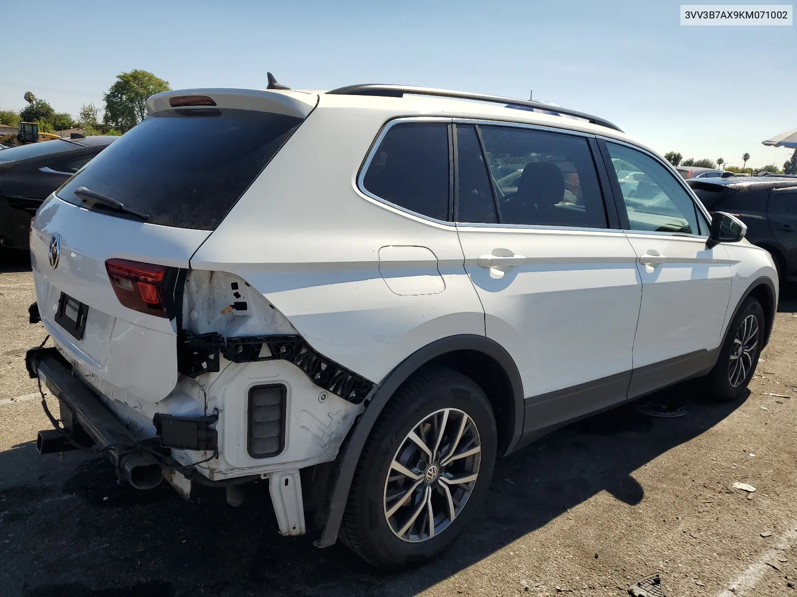 2019 Volkswagen Tiguan Se VIN: 3VV3B7AX9KM071002 Lot: 65186684