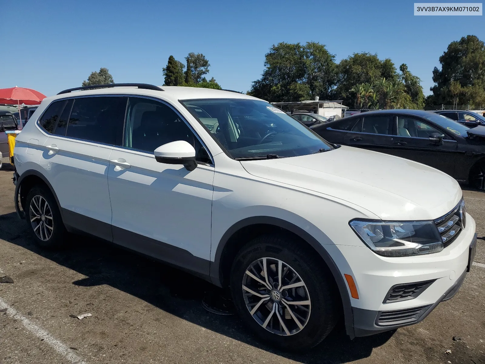 2019 Volkswagen Tiguan Se VIN: 3VV3B7AX9KM071002 Lot: 65186684