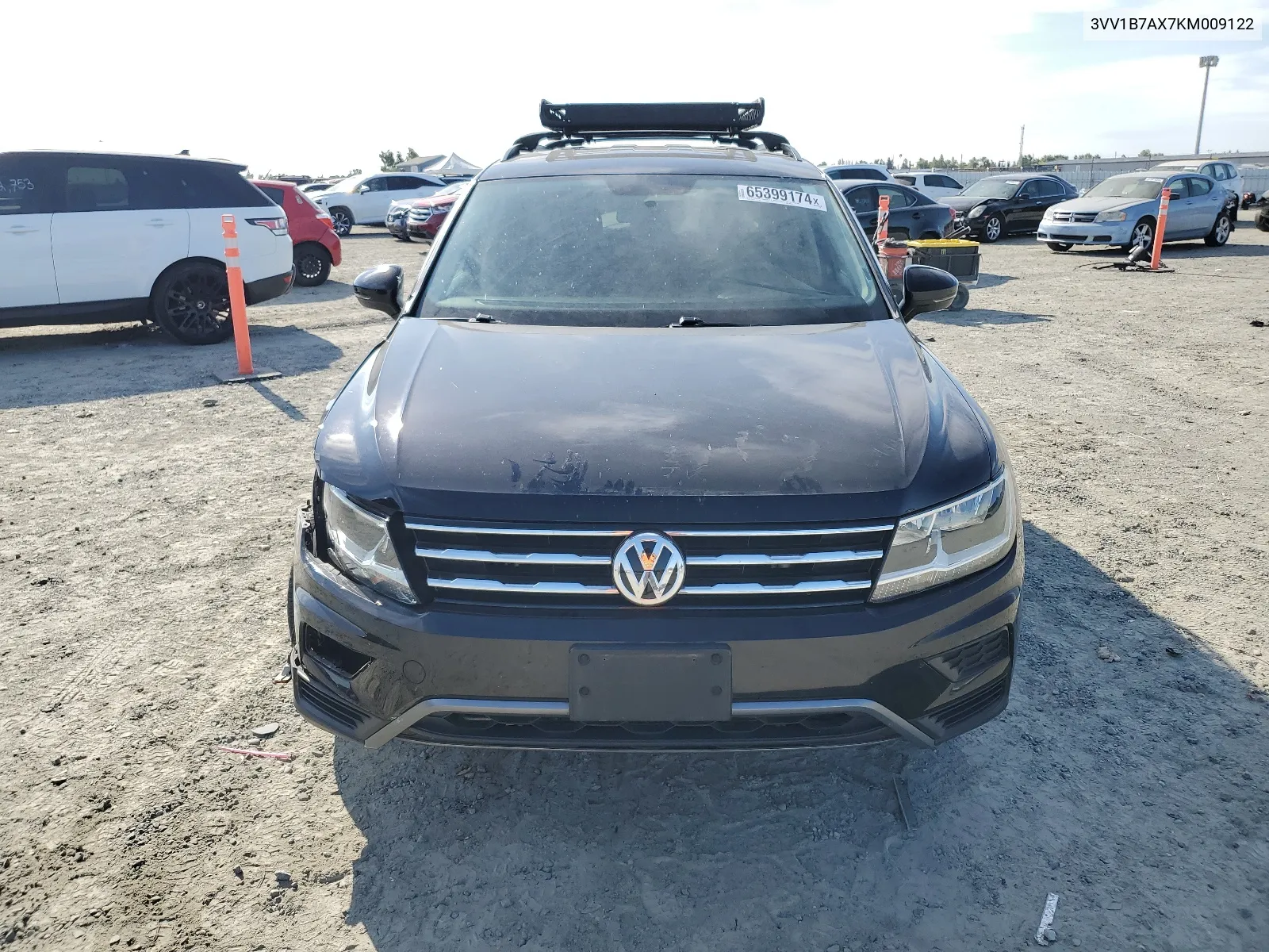 2019 Volkswagen Tiguan S VIN: 3VV1B7AX7KM009122 Lot: 65399174