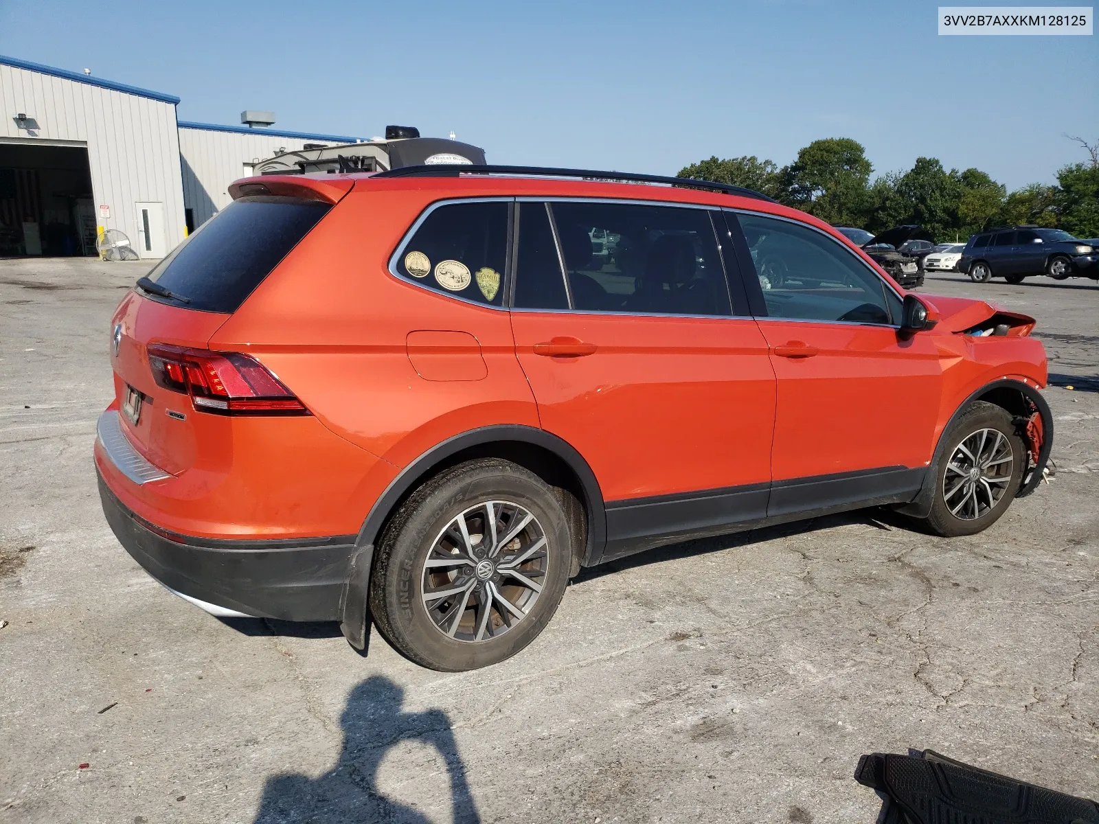 2019 Volkswagen Tiguan Se VIN: 3VV2B7AXXKM128125 Lot: 65920994